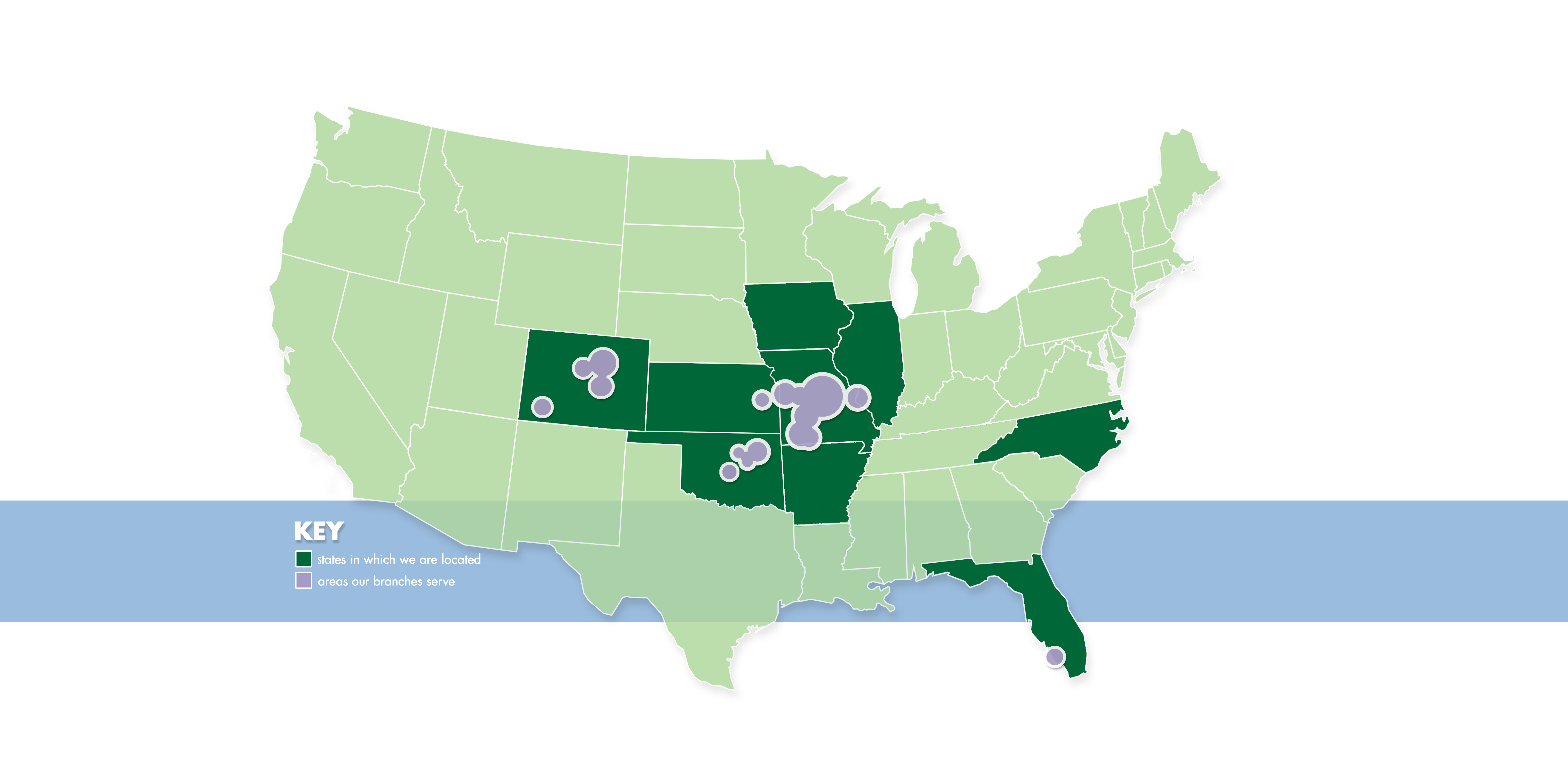 Central Bank Coverage Map