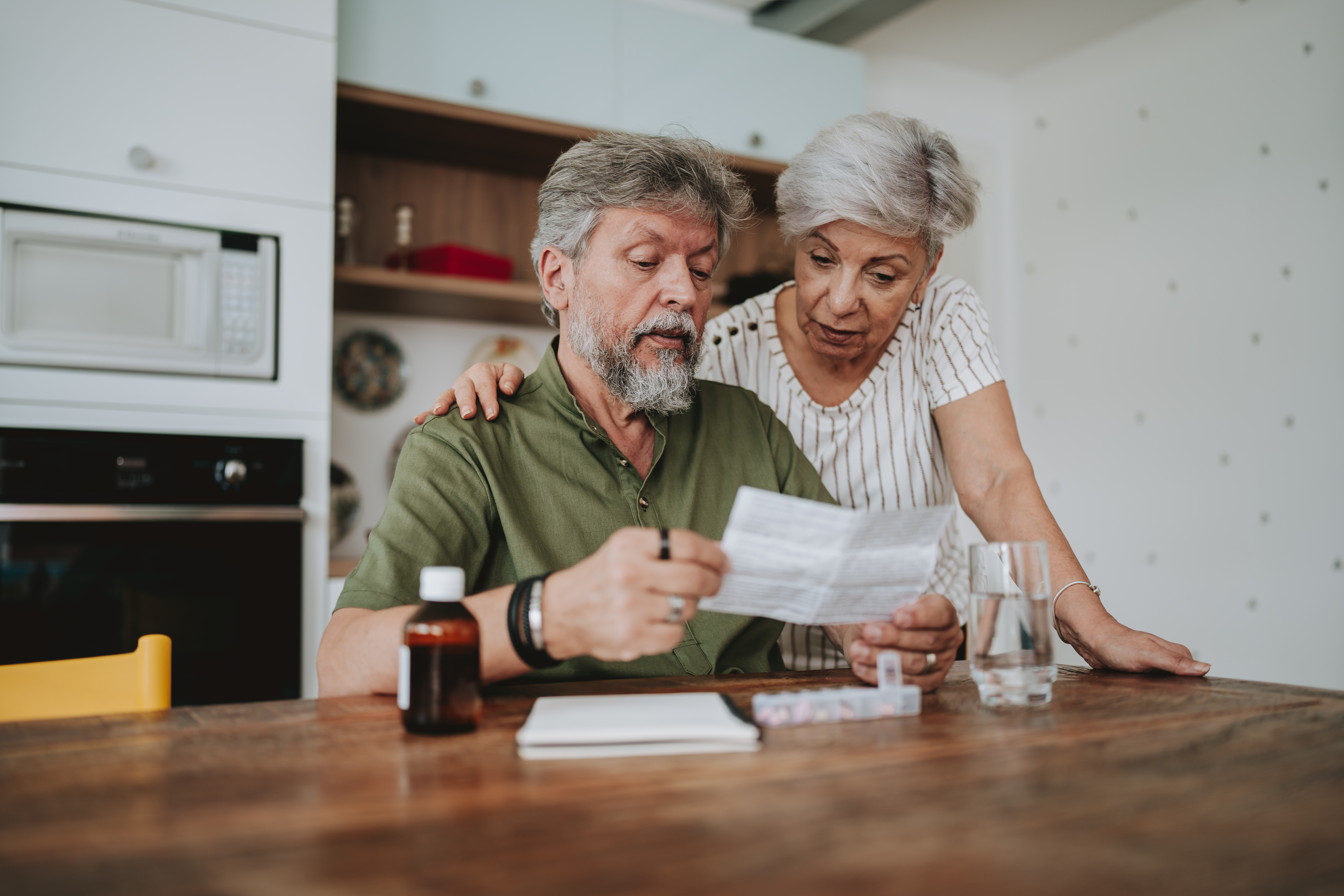 A couple protecting themselves during Medicare Open Enrollment season