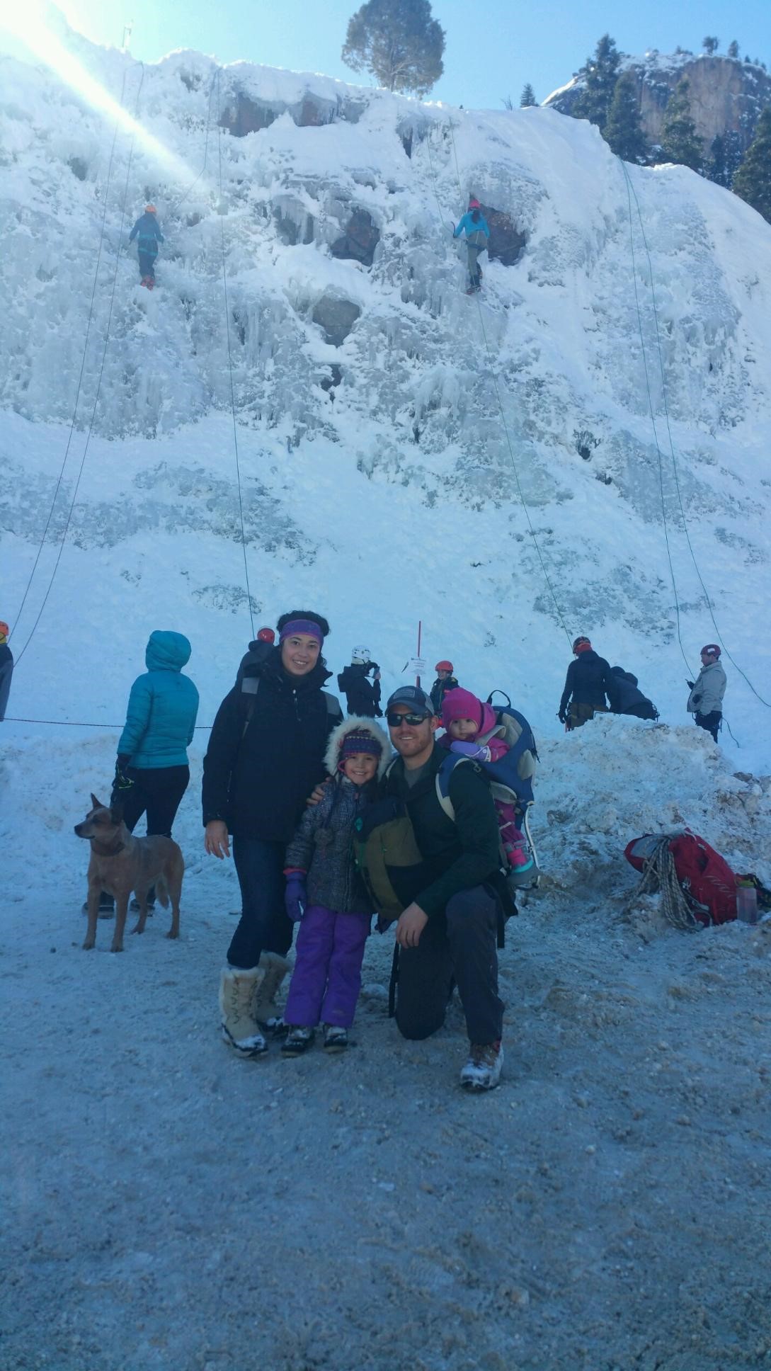 Dave and family in the mountains