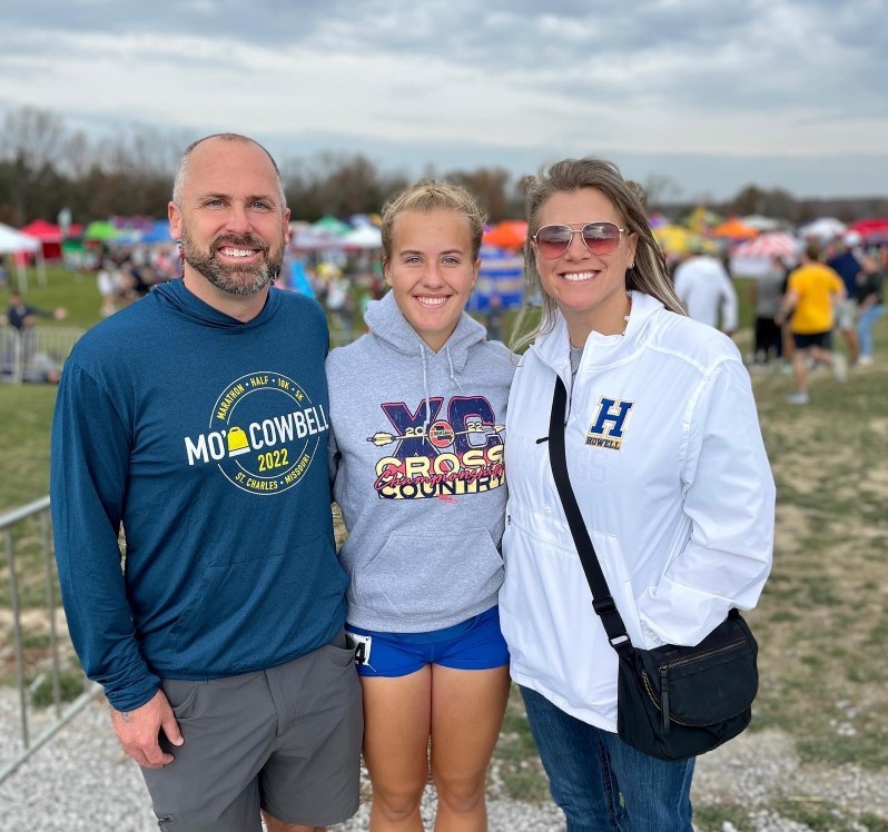 Steve with wife and daughter